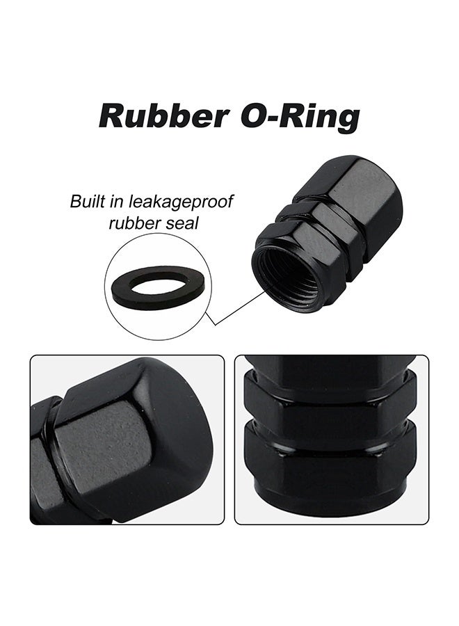 واي جيه 4 قطع من إطارات السيارات الصمام الجذعي - Image 3