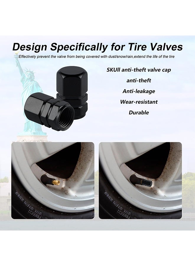 واي جيه 4 قطع من إطارات السيارات الصمام الجذعي - Image 4