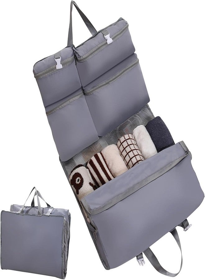 Flygon Foldable Bags for Travel, Multi-Functional Compartment Travel Organisers, Storage Hanging Bag for Home - Image 1