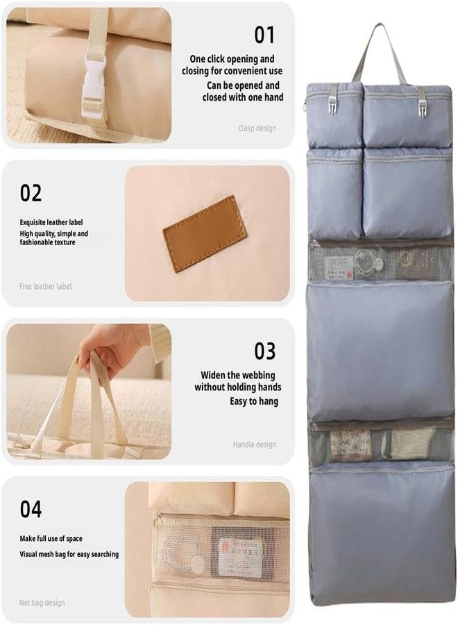 Flygon Foldable Bags for Travel, Multi-Functional Compartment Travel Organisers, Storage Hanging Bag for Home - Image 4