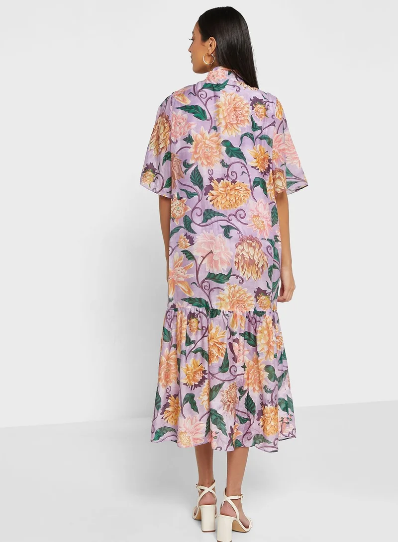 GANT Floral Print Dress