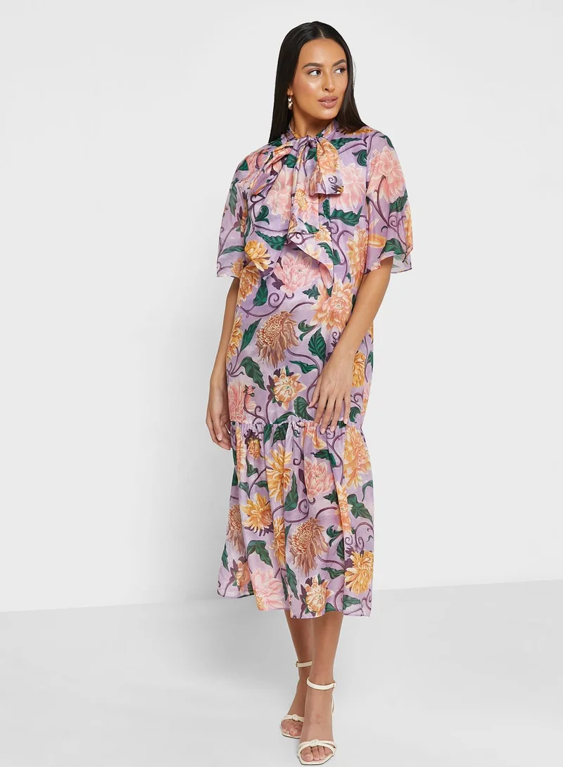 GANT Floral Print Dress