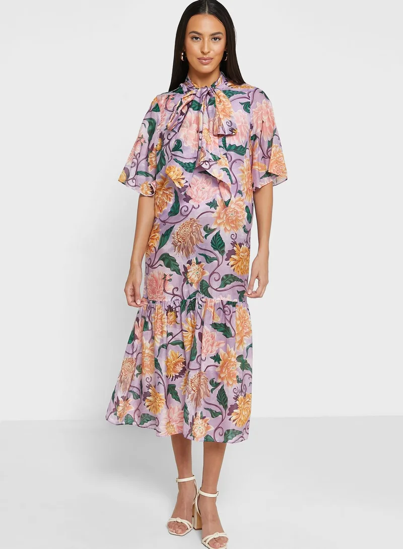 GANT Floral Print Dress
