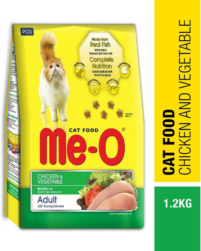 سمارت هارت طعام جاف للقطط البالغة من نوع Meo Chicken، وزن 1.2 كجم - Image 2
