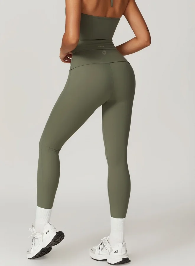 KAWN.YOGA Womens High Waist Contour Seamless Workout Sport Leggings Yoga Pants Tummy Control Running Pants