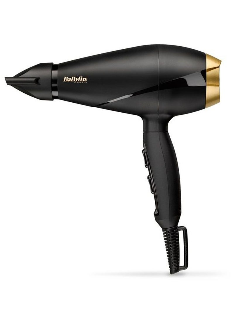 بيبي ليس Hair Dryer, 2000W, 3 Temperatures, Black Gold - 6704E with Babyliss Berry Crush 230 Hair Straightener, 140-230 Degree, Pink- ST2183PSDE - Image 4