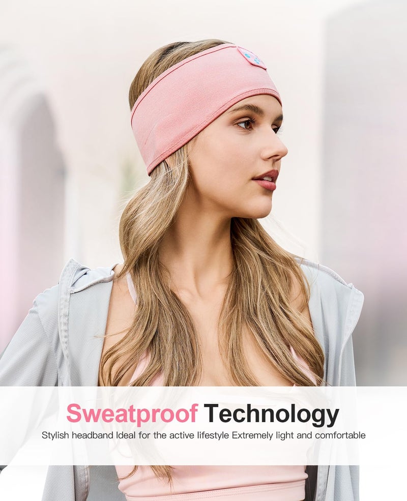Perytong Sleep Headphones - Bluetooth Headband Wireless Sleeping Headband with Earphones Music Band Unique Gifts for Men Women - Image 2