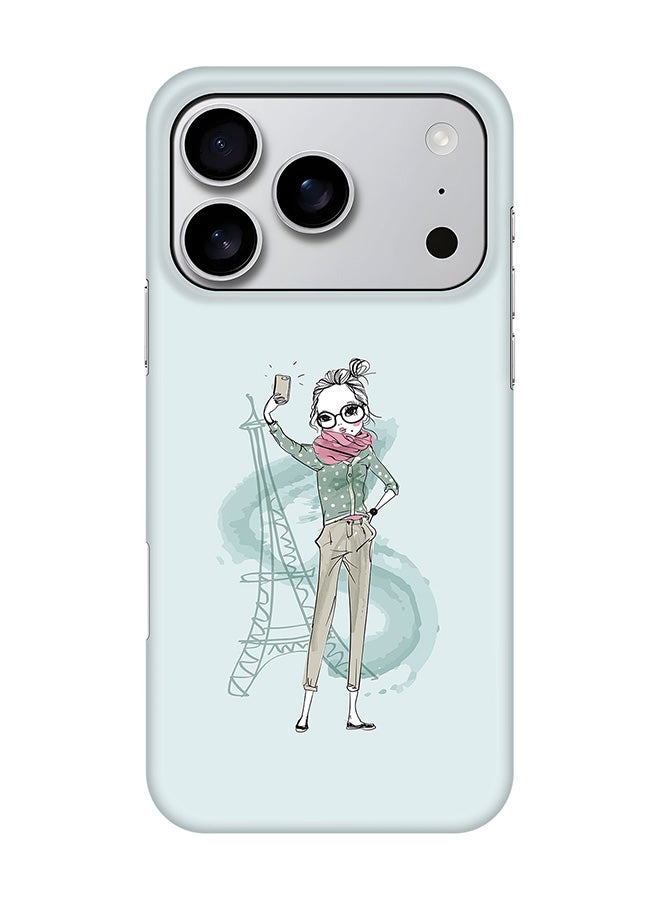 Stylizedd For iPhone 17 Pro,Case, [Compatible with MagSafe] Magnetic cover Slim fit Protection Matte, - Selfie by Eiffel