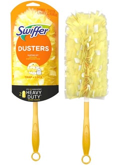 Swiffer Procter And Gamble 360 Starter Kit Includes 1 Handle And 2 Dusters Yellow  - Image 1