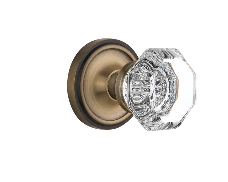 Nostalgic Warehouse Classic Rosette Waldorf Octagonal Round Door Knob - Image 1