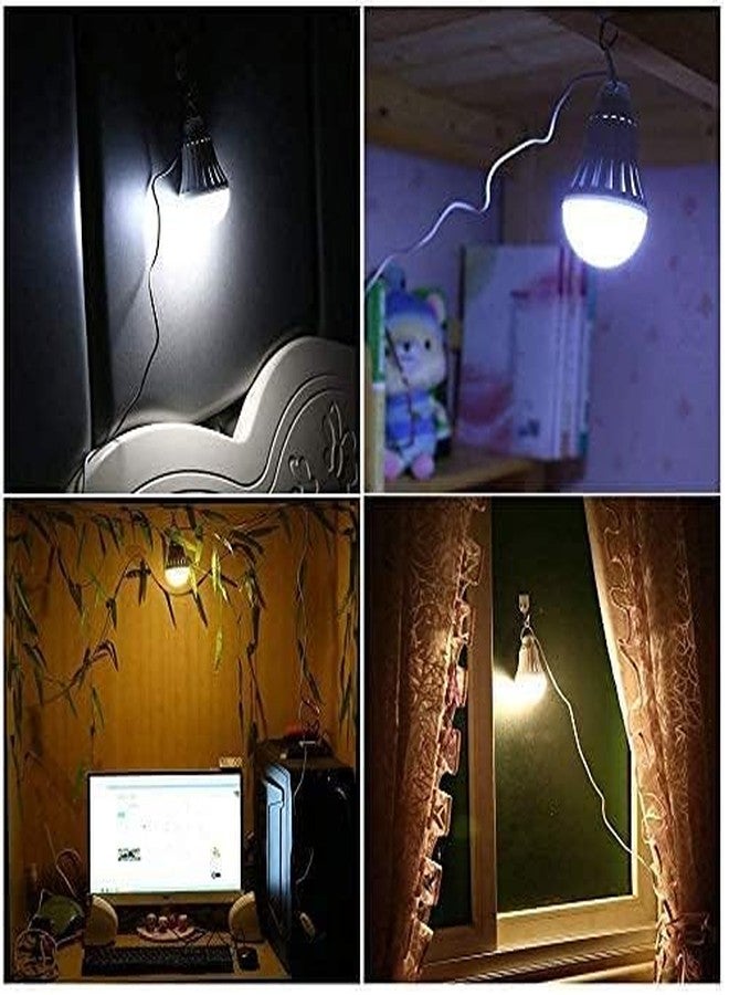 DIGSMORDEN مصباح LED ساطع يعمل بمنفذ USB من DIGSMORDEN | مصباح أبيض 9 فولت / 9 واط مع سلك طويل | مصابيح LED محمولة موفرة للطاقة تعمل بمنفذ USB، مناسبة للاستخدام مع بنك الطاقة، والكمبيوتر المحمول، والسيارة، والتخييم | مصباح طوارئ سهل التركيب (عبوة من قطعتين) - Image 5