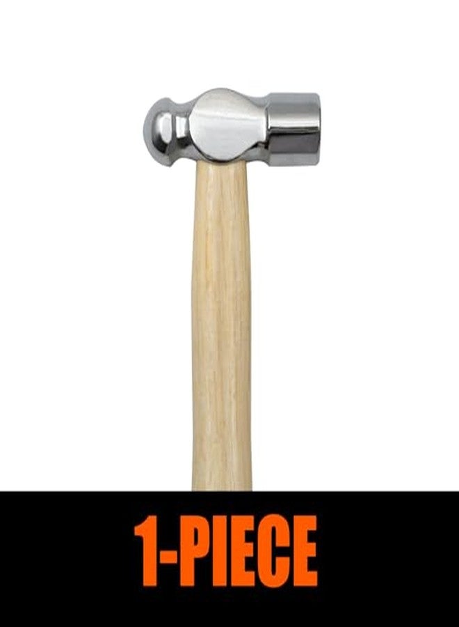 Zalaxt Mini Wooden Handle Round Head Hand Hammer, Reinforced Ball Hammer, Escape Tool for Prying Nails, Woodworking & Repairing - Image 4
