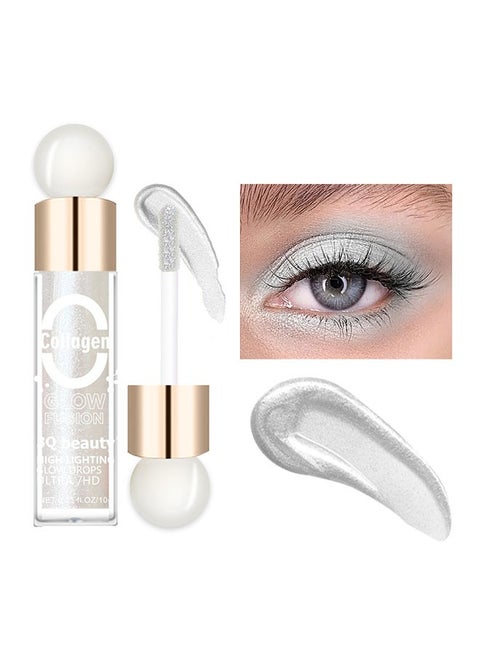 Body Highlighter, Face Body Highlighter, All In One Makeup Liquid Illuminator, Waterproof Moisturizing Light Shimmer Illuminator for Face & Body