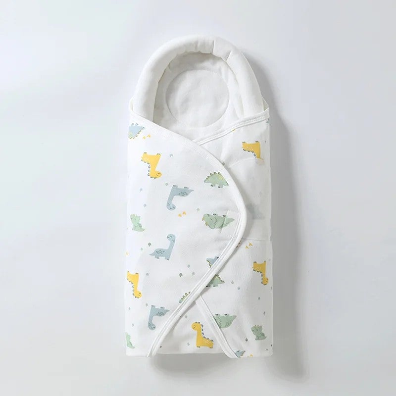Y&D Newborn Swaddle Blanket Sleeping Bag - Soft Warm Winter Pure Cotton Swaddlers for Infants & Babies - Image 1