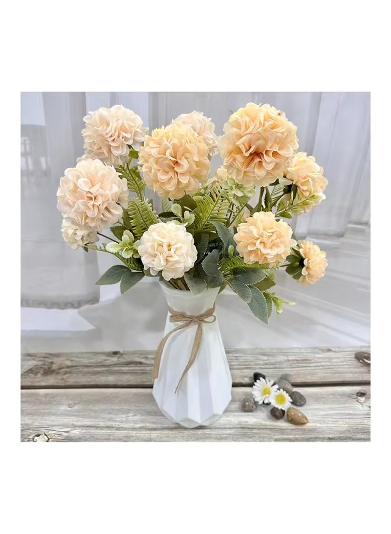 هويتك زهرة صناعية لديكور المنزل والحفلات وحفلات الزفاف باللون الأحمر - Image 3