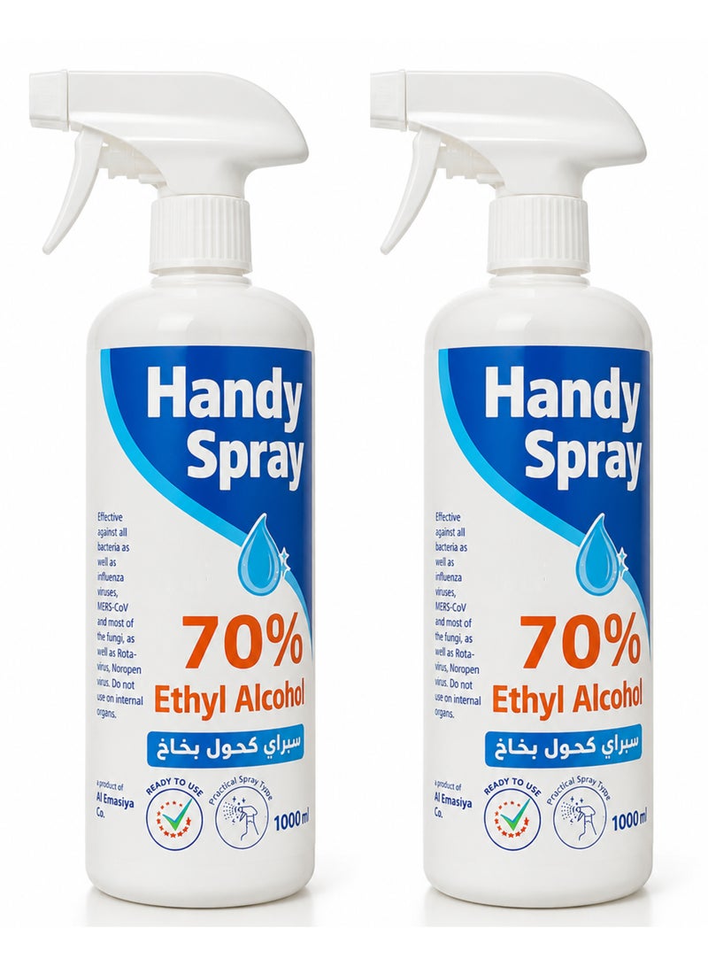 Handy Pack Of 2 Handy Spray 1000ML - Image 1