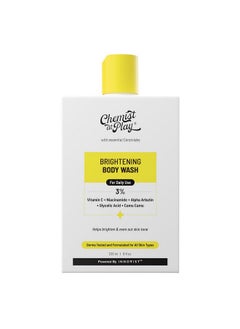 Chemist at Play Brightening Body Wash | Glowing Skin Vitamin C Bodywash | Helps To Reduce Fades Dark Spots, Evens Out Skin Tone | Alpha Arbutin | 30X Vitamin C With Camu Camu | For Women & Men | 236Ml  - Image 1