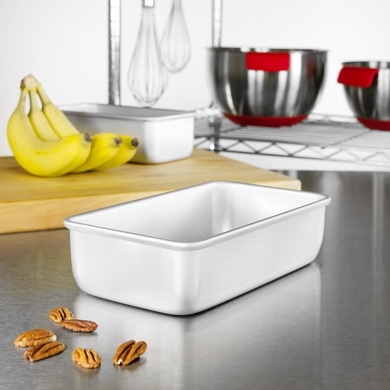 Fat Daddio's Anodized Aluminum Loaf Pan - 22.8 cm x 12.7 cm x 6.3 cm - Image 3