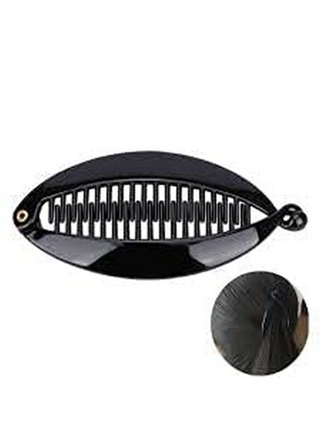 BIRDWARE Fishtail Banana Hair Clip For Women Set of 3 Black 572 - Image 3