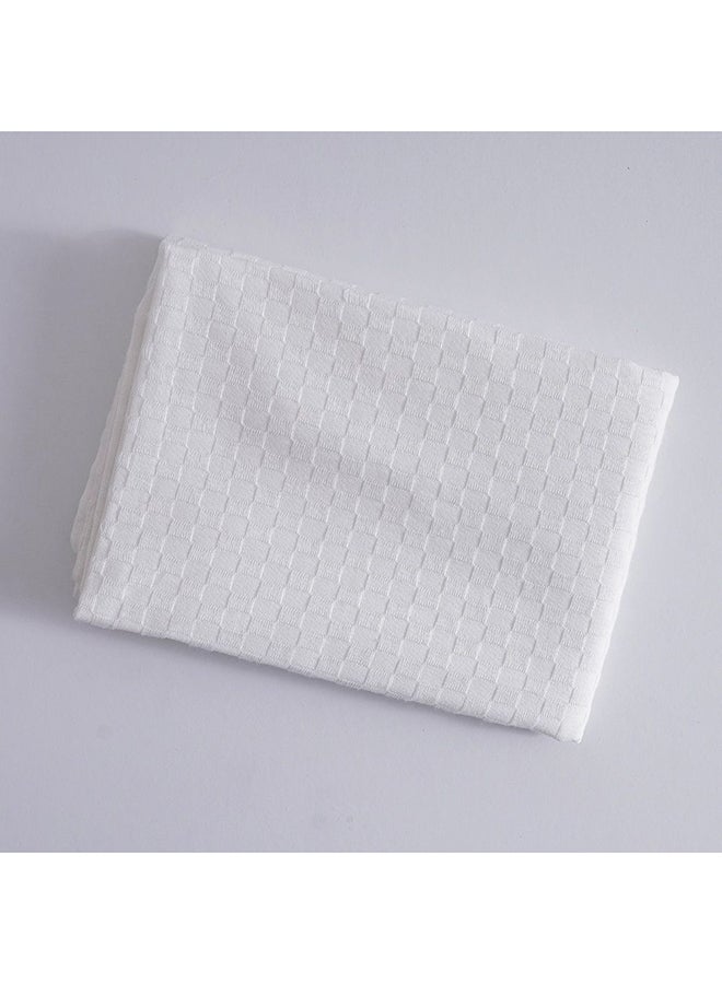 DANUBE HOME Danube Home Gleam Solid Texture Cushion Cover - White - 45x45 - cm | Cotton Couch Pillow Cover For Living Room, Bed Room  - Image 3