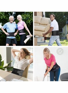 KASTWAVE Air Mesh Brace for Men Women Lower Pain Relief Corset with 7 Stays Adjustable Support Belt Work Anti skid Lumbar Sciatica Scoliosis Size L  - Image 5