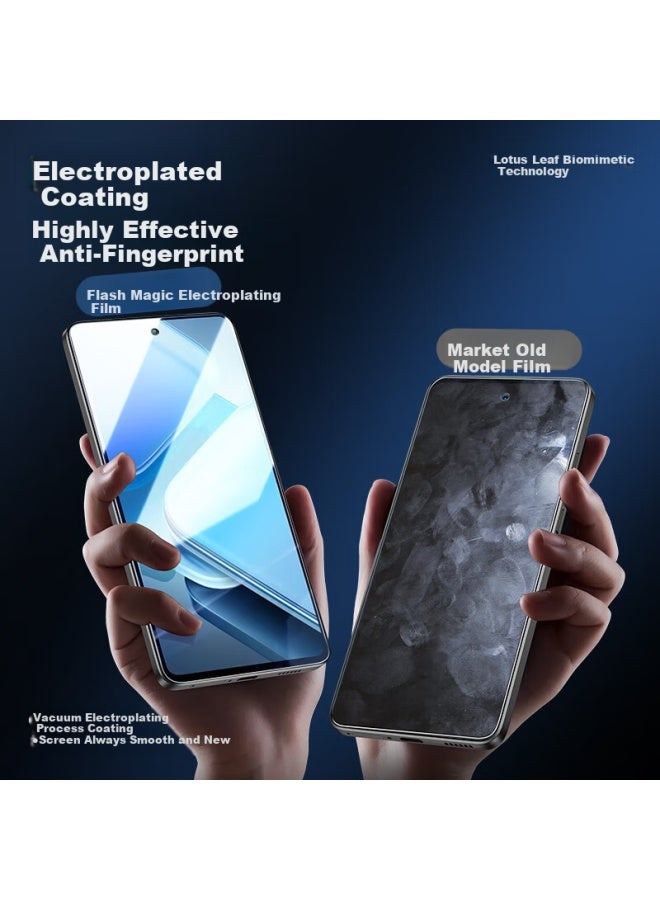 Smartdevil Tempered Glass Screen Protector For Iqoo Z9 Turbo+, Compatible With Z9/z9 Turbo, High-definition Anti-shatter Anti-drop Anti-fingerprint No White Edge Protective Film, Two Pieces + Tool - Image 1