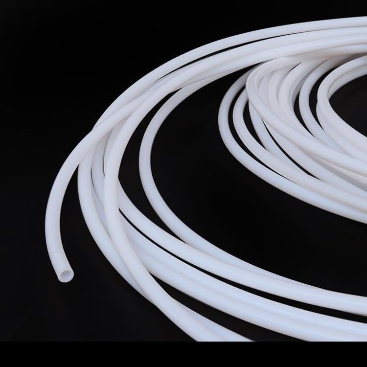 Tubing White PTFE Tube for 3D Printer Parts Pipe ID 0.5mm 1 2 .5 3 4 6 7 8 10 12mm 14mm 16mm 18mm 20mm F46 Insulated Hose Rigid 600V Meter(ID 2mm x 3mm OD) - Image 3