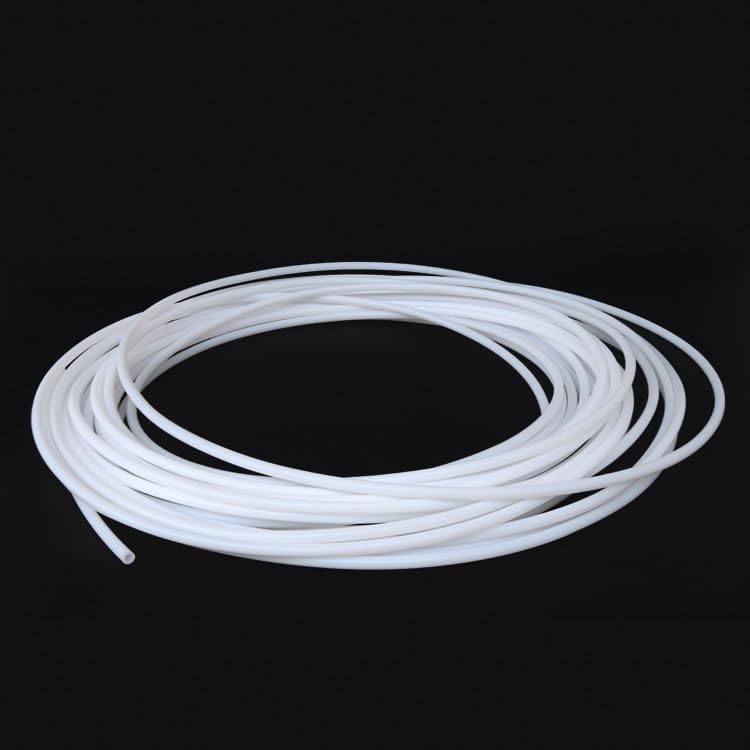 Tubing White PTFE Tube for 3D Printer Parts Pipe ID 0.5mm 1 2 .5 3 4 6 7 8 10 12mm 14mm 16mm 18mm 20mm F46 Insulated Hose Rigid 600V Meter(ID 2mm x 3mm OD) - Image 4