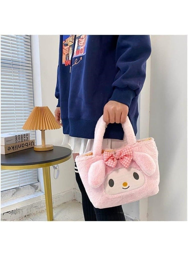 GRUCIY Kawaii Cinnamoroll Sanrio Plush Bag My Melody Anime Handbags Kt Cat Purin Dog Kuromi Plushie Backpack for Girls - Image 4