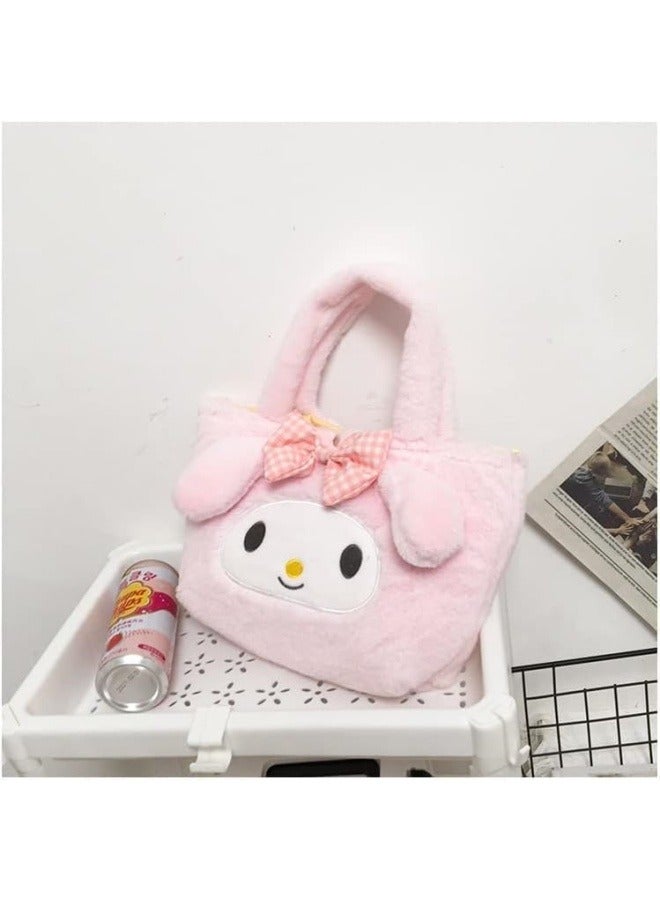 GRUCIY Kawaii Cinnamoroll Sanrio Plush Bag My Melody Anime Handbags Kt Cat Purin Dog Kuromi Plushie Backpack for Girls - Image 2