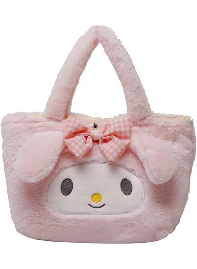 GRUCIY Kawaii Cinnamoroll Sanrio Plush Bag My Melody Anime Handbags Kt Cat Purin Dog Kuromi Plushie Backpack for Girls - Image 1