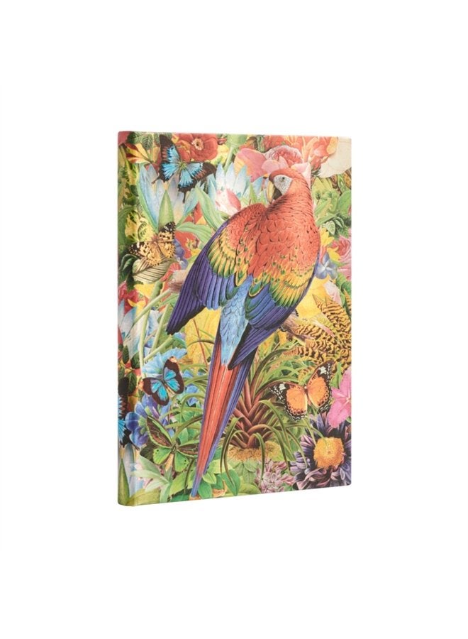 Tropical Garden Nature Montages Midi Lined Journal - Hardback