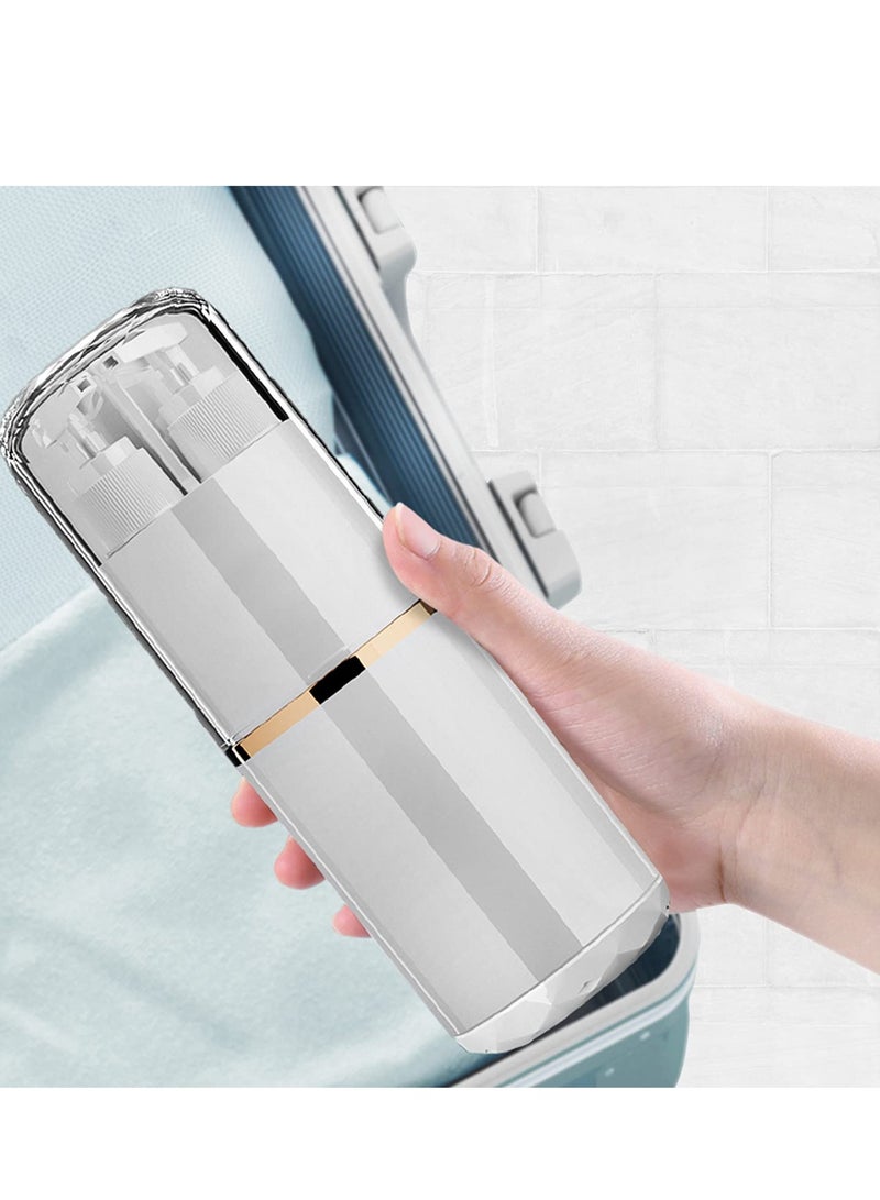 KASTWAVE 5 in 1 Travel Toothbrush Case with Lid Portable Travel Toothbrush Holder Toiletry Cup Travel Camping School Toothbrush Travel Container Travel Wash Set - Image 2