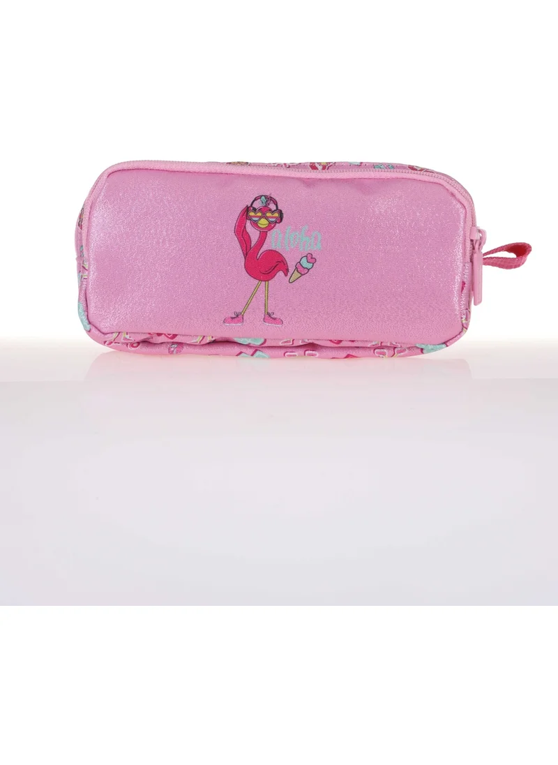 KAUKKO Kids&love Flamingo Pencil Bag Mirrored Glitter L8066