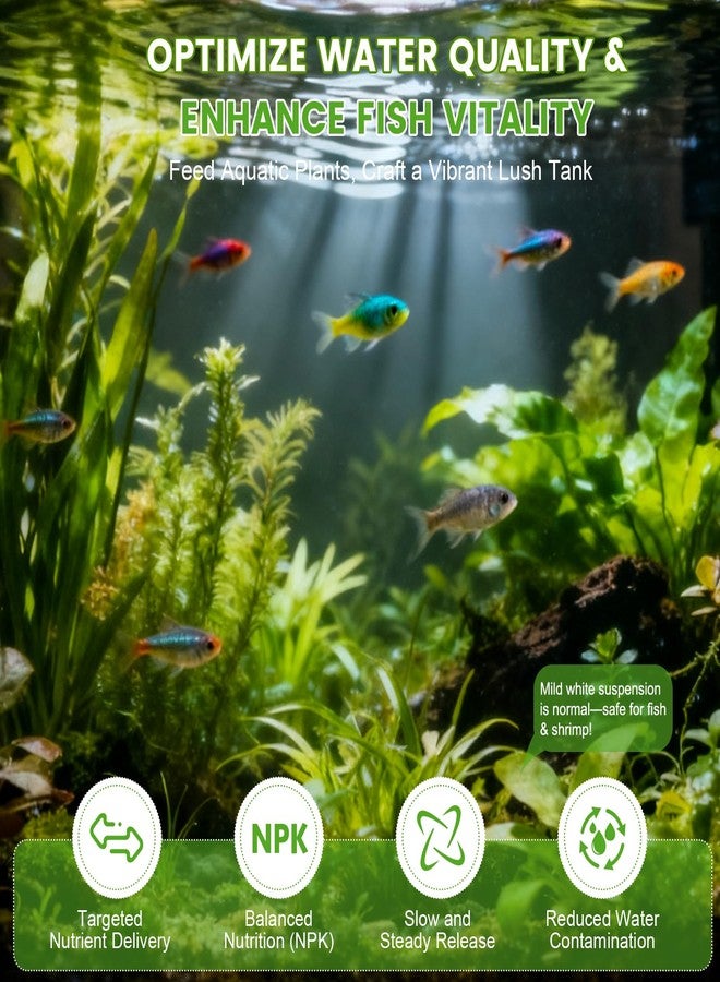Maozyiltle Root Tabs, Aquarium Plant Fertilizer, Aquarium Water Care Tabs, 100 Tabs Aquarium Plant Food Safe for Fish and Shrimp, Aquatic Plant Fertilizer for Planted Aquarium Substrate (100) - Image 5