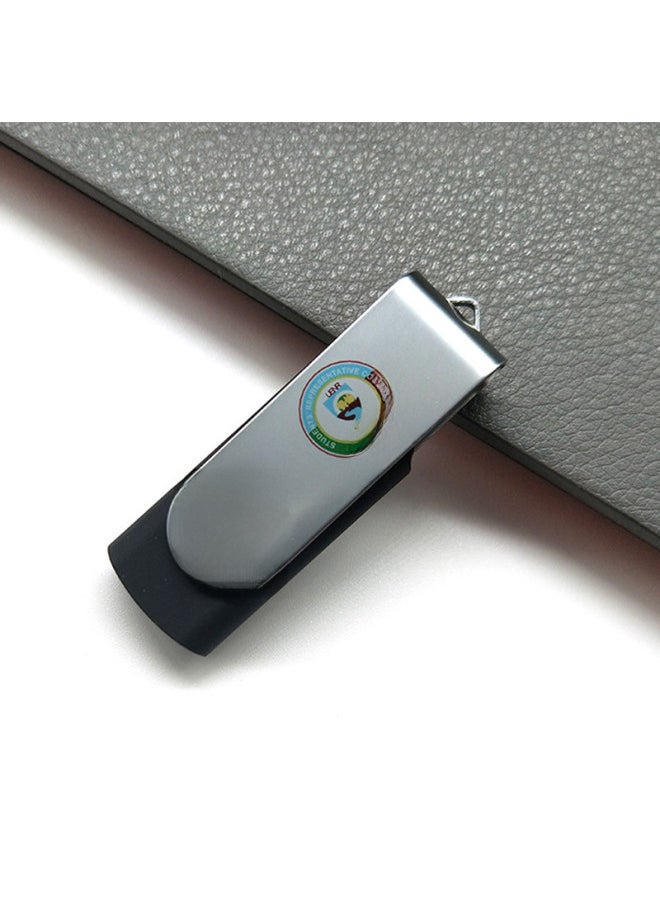 Generic Rotating USB Flash Drive Small Capacity 1g2g4g8g Gift USB Flash Drive Manufacturers Blue Metal Rotating Clip USB Flash Drive-Color:Yellow-Capacity:32GB  - Image 3
