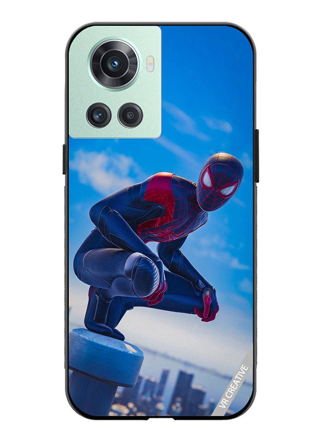 VR CREATIVE Protective Case Cover For OnePlus 10R Spiderman Design Multicolour - Image 1