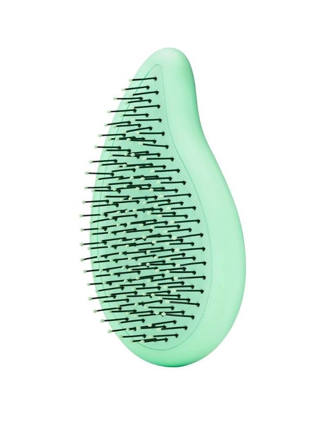 Wet Brush فرشاة تفكيك الشعر من جوز الهند بزيت شجرة الشاي، فرشاة مدمجة، صديقة للبيئة، شعيرات إنتيلي فليكس، تفكيك لطيف، تصميم مريح ومناسب - Image 2