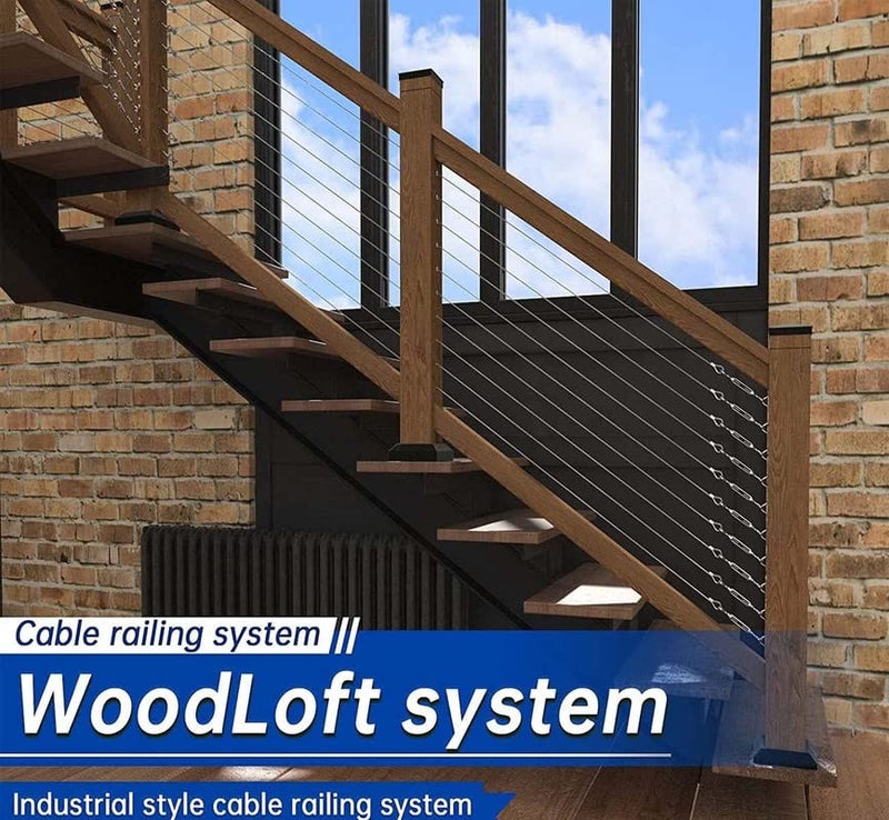 DIY Crafts 1 Kit 12x1 Stainless Steel Kit Wire Rope Globe String Lights Hanging Kit Cable Railing Aircraft Picture Hanging Include 10mtr Transparent Vinyl Coat1 Kit 12x1 Stainless Steel Kit - Image 2