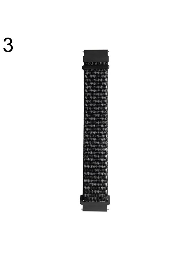 NIBEMINENT Replacement Watch Band For Ticwatch Huawei GT Active Black