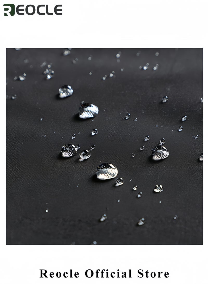 REOCLE Men's Lightweight Hiking Pants Quick Dry Running Pants with Zipper Pockets Open Bottom Sweatpants for Workout & Travel & Running - Image 3