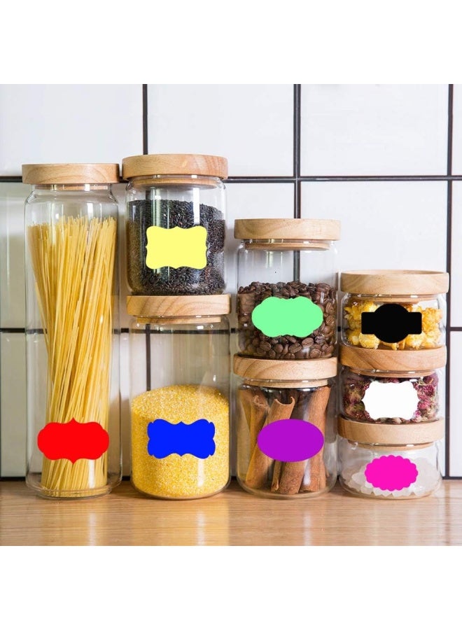 Premify 200 Pieces Chalkboard Labels, Name Stickers Daycare Waterproof Water Bottle Labels With 2 Chalk Markers, Reusable Baby Bottles, Cups, Lunch Box, School Supplies, Kitchen Containers & Jars - Image 5