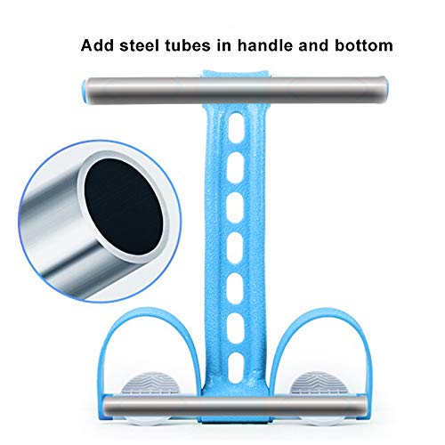 AIKOTOO Yoga Pedal Resistance Band Elastic Pull Rope Fitness Sit-up Exercise Equipment at Home Gym Arm Abs Workout Equipment Leg Stretching Equipment Blue - Image 5