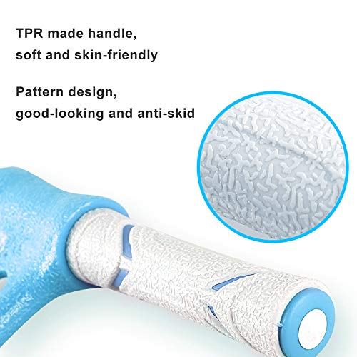 AIKOTOO Yoga Pedal Resistance Band Elastic Pull Rope Fitness Sit-up Exercise Equipment at Home Gym Arm Abs Workout Equipment Leg Stretching Equipment Blue - Image 3