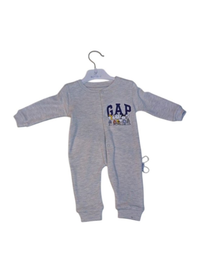 Kitten Baby Casual Jumpsuit for Babies - Silver