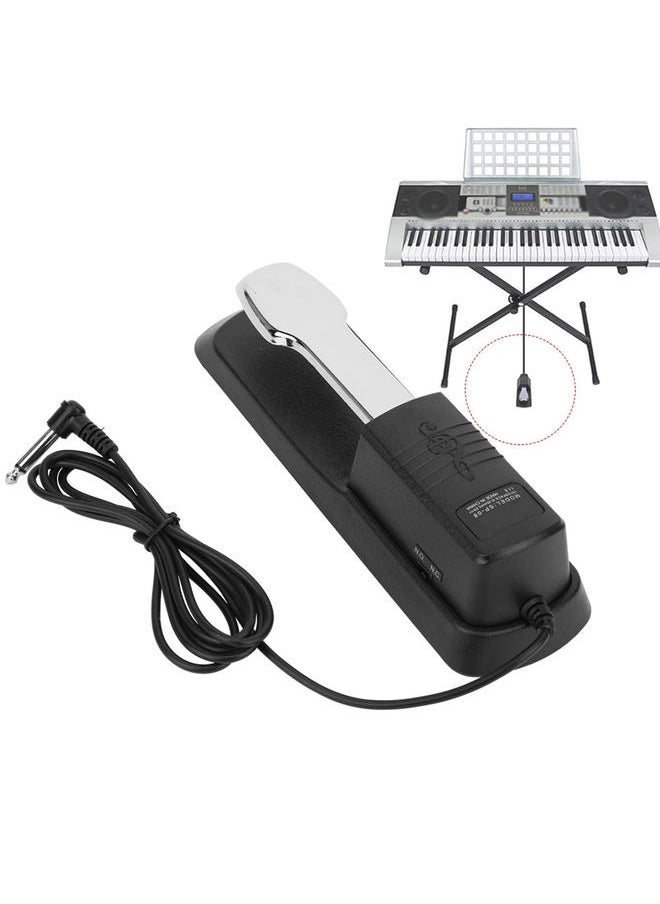 Thoraya Piano Sustain Foot Pedal Switch with Non-Slip Mat Musical Instrument Accessories  - Image 4