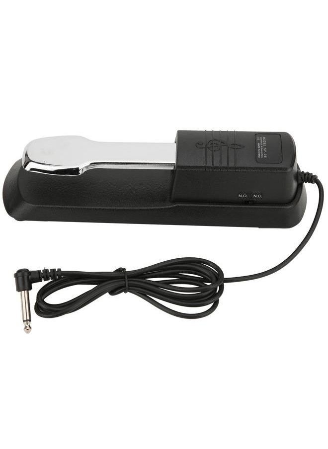 Thoraya Piano Sustain Foot Pedal Switch with Non-Slip Mat Musical Instrument Accessories  - Image 1