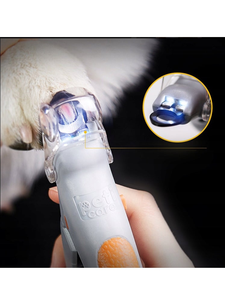 إيفرين مقصات أظافر الحيوانات الأليفة الدقيقة LED - تصميم مقص آمن وسهل للقطط والكلاب - قاطعة مخالب احترافية من الدرجة الأولى - أداة قص أظافر عالية الجودة للحيوانات الأليفة الصغيرة والكبيرة - Image 1