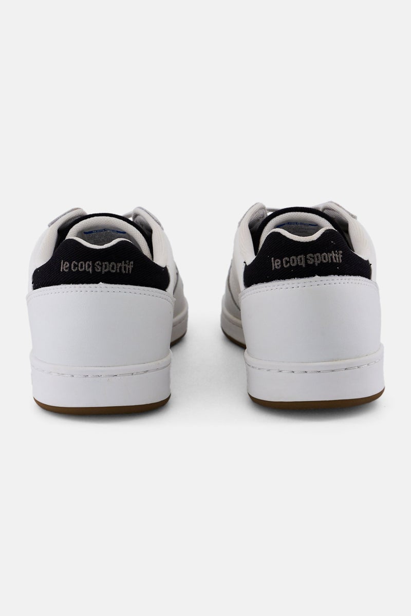 le coq sportif Men Breakpoint Twill Lace Up Casual Shoes, White  - Image 4