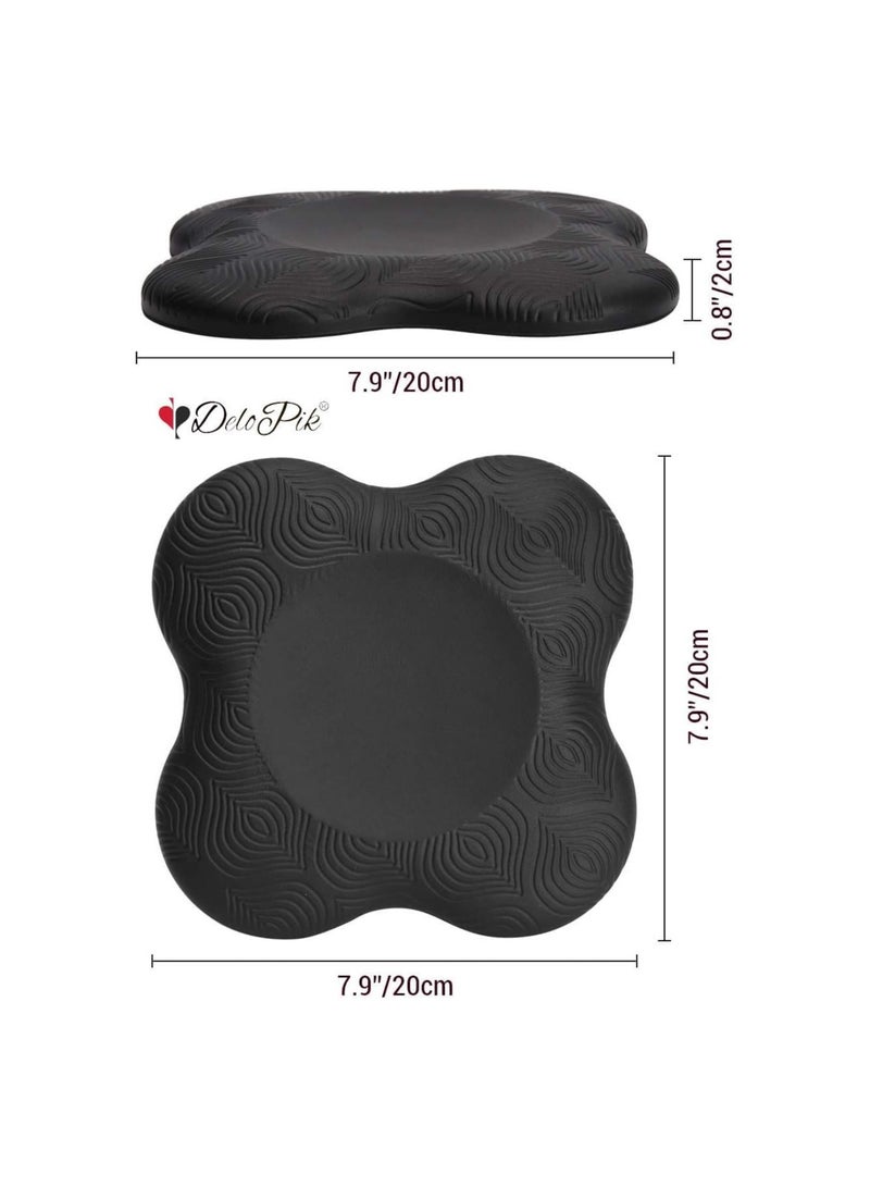 DeloPik 2PCS 20x20cm Yoga Knee Pad, Anti Slip Foam, Comfortable Yoga Support Pad, Sports Balance Cushion for Protecting Knee, Ankle, Elbow, Hand  - Image 2